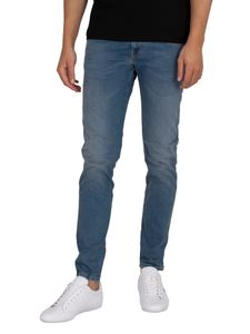 Replay Herren Anbass Hyperflex X-Lite Slim Jeans, Blau 32W x 32L