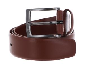 JOOP! Herren Gürtel - Coll. Belt 3,5 cm, Echtleder, Dornschließe, Logo Hellbraun 90 cm