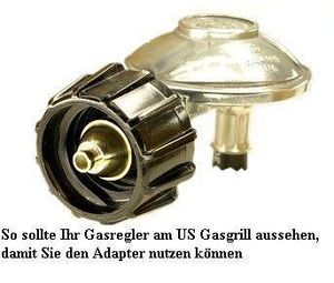Adapter für USA Regler an deutsche Propangasflasche