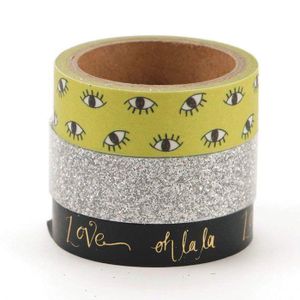 3 Washi Tapes - Augen