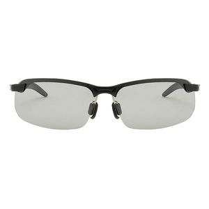 Unisex polarisierte sport sonnenbrille quadratisches fahren im freien Farbe Grau polarisiert photochrom