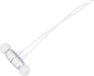Grundig Bluetooth(4.2) Ohrhörer - Mikrofon - mit Magnet - Aluminium, komfortable Bedienelemente, Akkulaufzeit 3 Stunden, Weiß