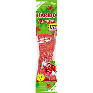 Haribo Spaghetti Strawberry Sour Extrasaure Fruchtgummi Schnüre 200g