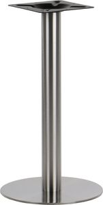 Tischgestell aus Edelstahl, Tischbeine SH-3001-1/S, für Büro, Hotel, Restaurant, Durchmesser 39,5 cm, Höhe 72,5 cm, gebürsteter Edelstahl