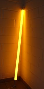 LED Leuchtstab VISION matt 24 Watt orange 153 cm IP-20 mit weißem Kabel #5291