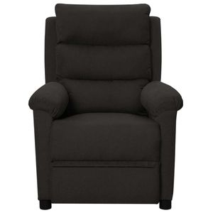 masážne kreslo vidaXL Black Fabric masážne kreslo vidaXL Black Fabric