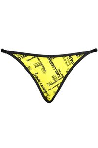 KARL LAGERFELD BEACHWEAR Damen Bikini Bikinihose Unterhose Schwimmode, Größe:M, Farbe:gelb (yellow)