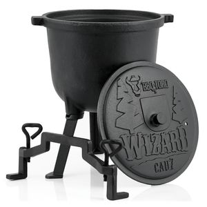 BBQ-Toro Zauberkessel "Wizard" | 7 Liter Gusseisen Kochtopf