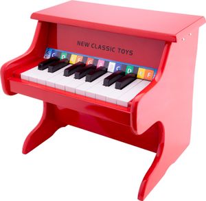 New Classic Toys Piano - 18 toetsen - rood