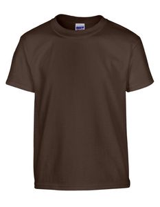 Gildan Uni T-Shirt Heavy Baumwolle™ Youth T- Shirt 5000B Braun Dark Chocolate XS (140/152)
