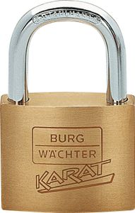 Messing-Zylinderschloss 217 30 Schlosskörper-B.30mm MS versch.-schl.BURG-WÄCHTER
