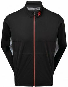 Footjoy Hydroknit Black Red M Kurtka wodoodporna