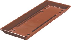 Geli Balkonkasten Untersetzer STANDARD Terracotta  40 cm - Kunststoff
