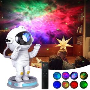 LED Sternenhimmel Projektor Astronaut Projektor Galaxy Star Nachtlicht Sternenprojektor mit Timer, Fernbedienung für Kinder und Erwachsene, Blau