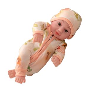 Reborn Baby Dolls 12 Zoll lebensechte Neugeborene Puppen Vinyl Reborn Baby Dolls Geschenk fuer Maedchen Kinder