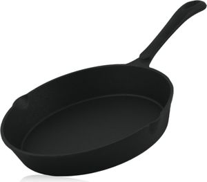 BBQ-Toro Gusseisenpfanne | Ø 20 cm | preseasoned | Gusseisen-Pfanne mit zwei Ausgießer, Stielpfanne BBQ-Toro Gusseisenpfanne | Ø 20 cm | preseasoned | Gusseisen-Pfanne mit zwei Ausgießer, Stielpfanne