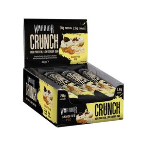 Warrior Crunch Protein Bar - 12 Riegel a 64 g Banoffee Pie