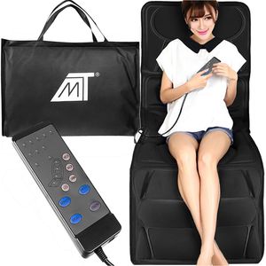 Massagematte Elektronisch mit Wärmefunktion 10 Vibrationsmotoren Massage-Modi 3 Intensitätsstufen Ganzkörpermassagematte 23723