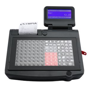 Olympia CM 985 Registrierkasse TSE 3 Jahren Lizenzlaufzeit GoBD/GDPdU-konform  Schwarz