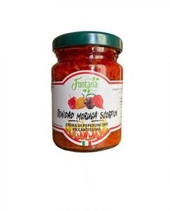 Sehr scharfe Creme aus Trinidad Moruga Scorpion Chilischoten, 90 g