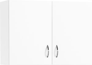 Stamar | Wandküche Schrank - Weiß - Matt - 80x58 - mit 2 Türen Stamar | Wandküche Schrank - Weiß - Matt - 80x58 - mit 2 Türen