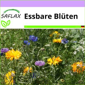 SAFLAX - Wildblumen: Essbare Blüten - 1000 Samen - 12 Sorten