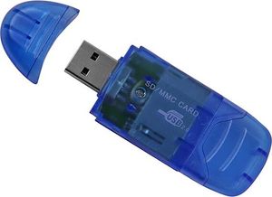 Reekin USB Kartenlesegerät Stick bis 32GB für SD / SDHC / MMC Karte Speicherkarten Leser / Reader. Zum Übertragen Ihrer Fotos, Videos und Daten.