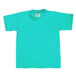 B&C Kinder T-Shirt, kurzarm (2 Stück/Packung) BC4274 (9-11) (Türkis)