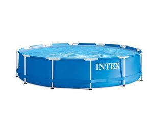 INTEX Frame Pool - Set Rondo Ø 305 x 76cm, Farbe: blau; 128202NP INTEX Frame Pool - Set Rondo Ø 305 x 76cm, Farbe: blau; 128202NP