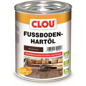 Clou Fußboden-Hartöl Oberflächenschutz High-Solid Parkett eiche rustikal 750 ml