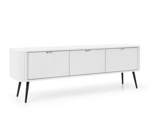 AX LIVING Kommode für TV Salvia RTV168 168 cm Modern Funktional, Weiß
