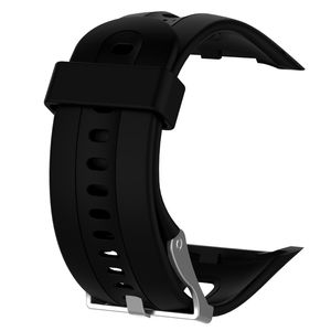 INF Armband für Garmin Forerunner 10/15, Ersatzarmband,,Uhrenarmband, Fitnesstracker Band aus Silikon in Schwarz