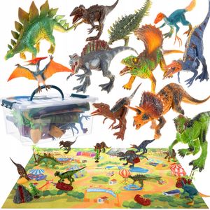 Dinosaurier Spielzeug 24 Elemente Spielmatte Zubehörteile XL 19743