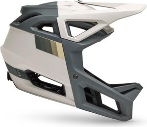 Fox Proframe RS Sol Full-Face MTB-Helm Vintage White Gr.L (59-63cm) - MIPS Integra Split, BOA, Fidlock, GoPro-Mount