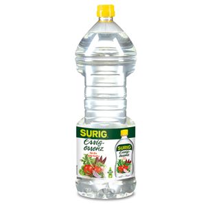 Surig Essig Essenz mit 25 Prozent Säure hell für die gute Küche 2000ml