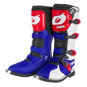 Oneal Rider Pro Motocross Stiefel (Blue/Red,48)