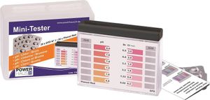 POWERHAUS24 Tester mit 40 Rapid Testtabletten, Chlor & pH-Wert, 20 DPD 1 und 20 Phenol Red