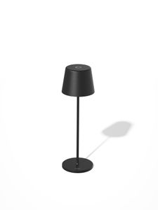 home+ LED Gartentischleuchte Palma | Akkubetrieben | Aluminium | stufenlos Dimmbar | Wetterfest IP65 | inkl. Ladestation, Farbe:weiß
