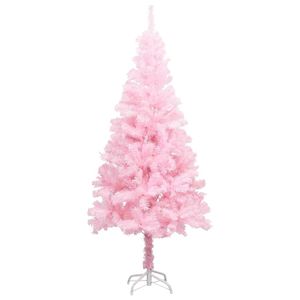 HOMMIE Weihnachtsbaum Tannenbaum, Künstlicher Weihnachtsbaum, Kunstbaum Weihnachten Dekobaum, mit Ständer Rosa 120 cm PVC