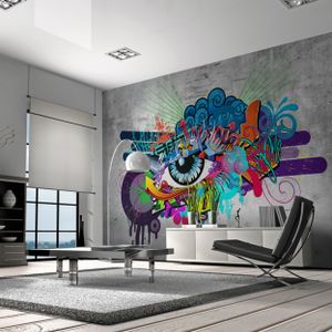 Fototapete - Graffiti eye 250x175
