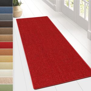 Sisal-Teppich Sylt hochwertige Qualitätsware langlebig & strapazierfähig Rot 80x150 cm