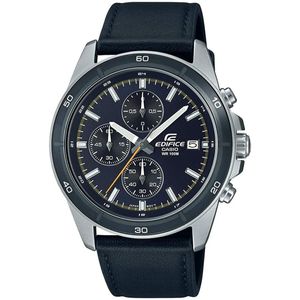 Casio Edifice Herrenuhr EFR-526L-2CVUEF Lederband schwarz