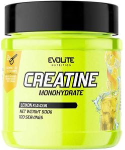 Evolite Nutrition Creatine Monohydrate- 500g Lemon