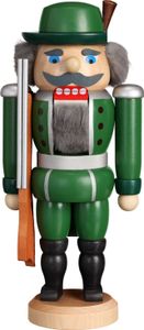 Seiffener Volkskunst - Nussknacker Jäger - Größe ca. 25cm - 11958