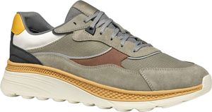 Geox - Herren Sneaker "U Spherica Actif X1", Wildleder FS11582 (42 EU) (Salbei/Braun)