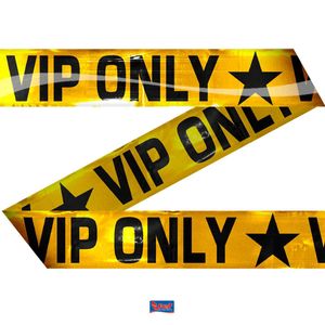 VIP ONLY Absperrband Gold, 15m