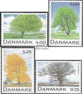 Briefmarken Dänemark 1999 Mi 1199-1202 (kompl.Ausg.) postfrisch Einheimische Bäume