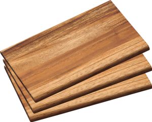 Kesper 28403 Frühstücksbrettchen, Akazie (3er Pack)