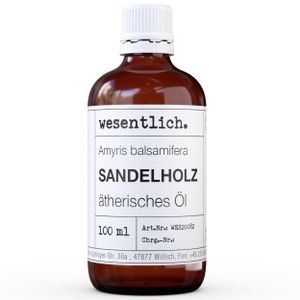 Sandelholz (100ml) - naturreines, ätherisches Öl von wesentlich