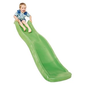 GARTEN-NEXT Kinder Rutsche Wasserrutsche Wellenrutsche "tweeb" hell-grün 175 cm + Wasseranschluss